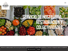 Tablet Screenshot of cateringalcala.com